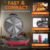 Baker's Friend Electric Quesadilla Maker with Extra Stuffing Design, 9.5