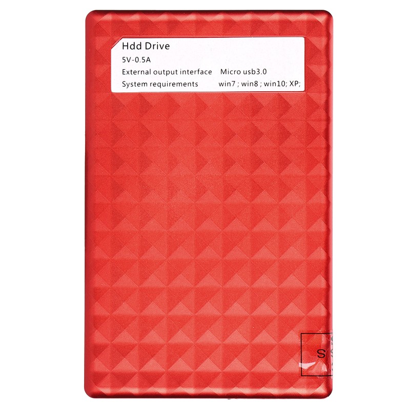 BU KING YD0024 External Hard Drive Portable UltraThin HDD USB3.0