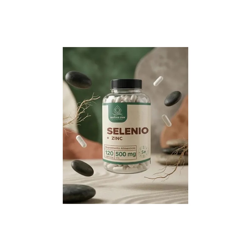 Selenio + Zinc 120 Caps Raíces Zen Antioxidante Y Defensas