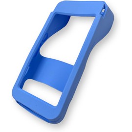 Silicone Protective Bumper Case for Pax A920 Pro (Device with Barcode) - Compatible with Charging Dock (Pastel Blue)