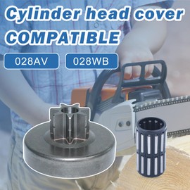 AUMEL 325" 7T Clutch Drum Bearing Needle Washer Kit for Stihl 028 028AV 028WB Chainsaw 1118 640 2001