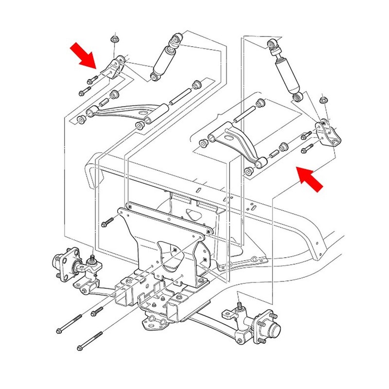 Front Spring A Arm Bushing Sleeve Kit 102956201 Leaf Spring