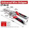 12-in-1 Multifunctional Wire Stripper Pliers, Foldable Electrician Tool with Live/Neutral