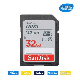 Sandisk SD Card 16GB 32GB 64GB 128GB Ultra Memory Card Camera Trail Cam Computer - 64GB 140MB/s