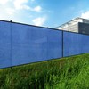 TANG Sunshades Depot Privacy Fence Screen 11'X7' Blue 180GSM Heavy