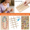 MINIBIGBOX 144 Grid Earring Organizer 8 Pack Jewelry Trays Stackable