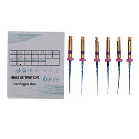 6pcs S1 Endodontic File Set Elastic Big Tapered Metal Endo Canal File for Clinic Hospital 0.83in