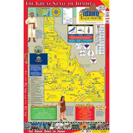 Gallopade Publishing Group 22 x 34 Inches The Idaho Experience Poster/Map (9780793397662)