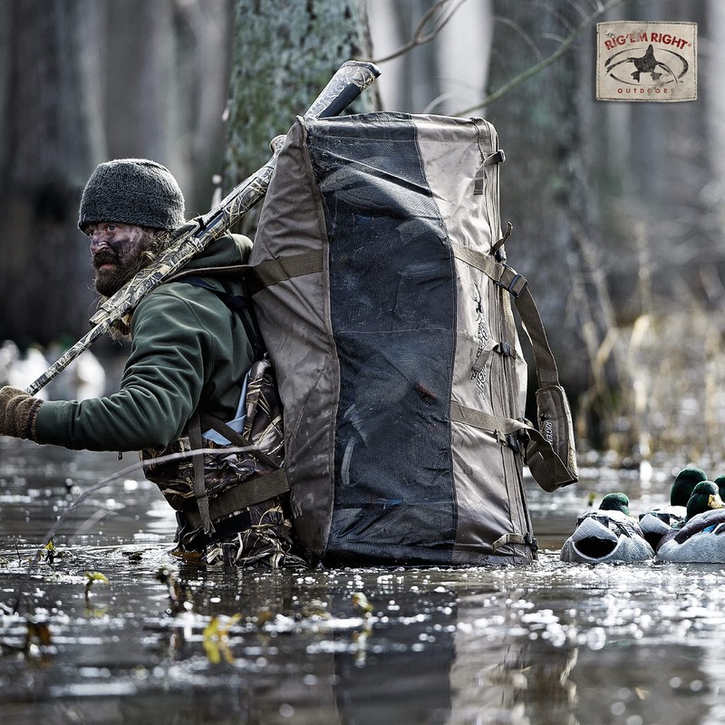 Rig'Em Right Waterfowl 1/4" Solid Braided Olive Green Polyester Utility