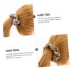 Healvian 4pcs Elegant Retro Floral Hair Tie Women Hair Accessories