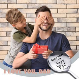 Soup Spoon Dad Birthday Gifts for Father Dad in Law Dad Father Christmas Bday Gifts for Father Dad Papa Round Soup Spoons Gifts for Papa Father I Love You Gifts for New Father Dad