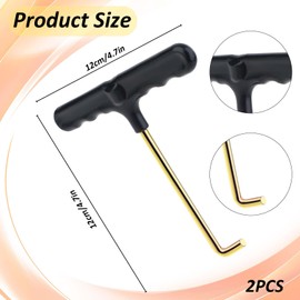 InnoHHustle Trampoline Spring Puller Tool, Trampoline Tool for Springs Stainless Steel T-Hook Puller for Springs