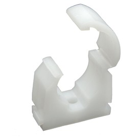 AF4F 15mm Clip Link Single Hinged Pipe Clip Clamp FM Products (20 Pack) Durable, Clip Locks, Easy Installation, Ideal for Plumbing, Gas and Electrical Applications Variations