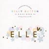 Belly Button Designs Wedding Card with Embossing and Crystals BB419