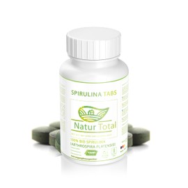 Natur Total Spirulina 400 Tabs 500 mg High Dose 100% Pure Algae Spirulina Powder Laboratory Tested