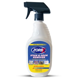 ZORBX Extra-Strength Stain & Odor Remover Spray - Get Rid of Unpleasant Odors and Unwanted Stains Instantly | Fast-acting Pet Stain Carpet Cleaner (24 Oz.)