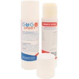 GOGO Sport Arnica Stick, Bálsamo para Golpes y Moretones, Pack de 2, 20g cada uno, con Aceites Naturales Árnica, Hamamelis y Caléndula