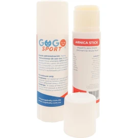 GOGO Sport Arnica Stick, Bálsamo para Golpes y Moretones, Pack de 2, 20g cada uno, con Aceites Naturales Árnica, Hamamelis y Caléndula