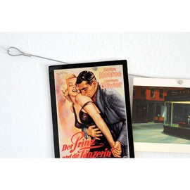 HAB & GUT (MC006) Magnetic photo wire, horizontal, 47 inches with 8 strong magnets