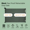 Hakuna Pets Indoor/Outdoor Paw Proof Retractable Dog Gate, 36.6" Tall