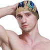 Dallonan Swimming Cap 3D Style Octopus Ocean Marine Life Unisex