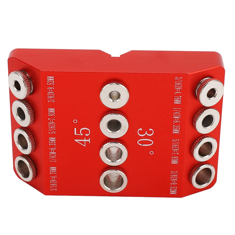 Pocket Hole Jig 30° 45° 90° Holes Drill Guide Drilling