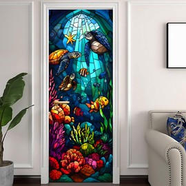 BVBOX 3D Self-Adhesive Door Stickers & Wall Murals - Peel and Stick Vinyl Wallpaper for Doors, Walls, Furniture - Wrinkle-Resistant, Waterproof, Removable Home Decor