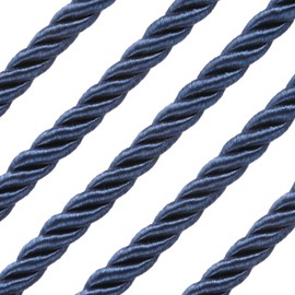 HedongHexi 8mm / 10 Yards Twisted Trim Cord Rope Nylon Twisted Cord Thread String for Home Decor, Crafts Making and Costume Crafting