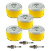 TURBOTUNITY 5 Pack GX390 Air Filter Compatible with Honda GX340