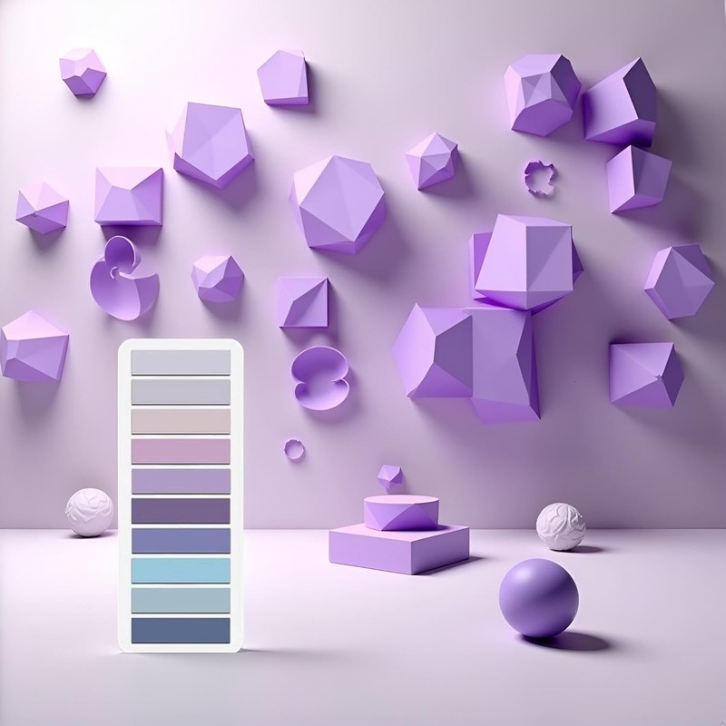 Pack of 200 Purple Sticky Index Tabs, Page Markers, Note