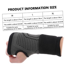 FOMIYES Wrist Brace Compression Sleeve for Sports and Fitness Support for Wrist Injury Breathable Material for Weightlifting and Gym Activities