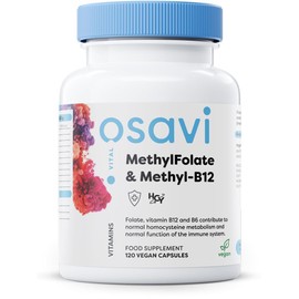 Osavi MethylFolate & Methyl-B12-120 Vegan caps