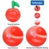 6 Pack Inflatable Cherry Drink Holder, LIYDE Drink Floaties Floating