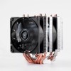 Sdlogal Radiador Pc Ventilador 6 Tubos