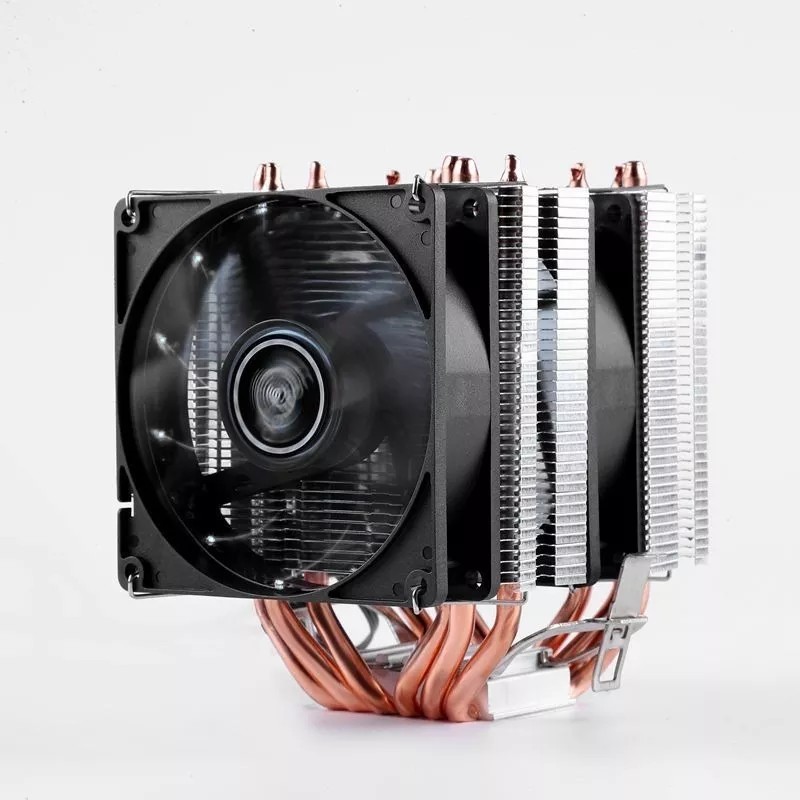 Sdlogal Radiador Pc Ventilador 6 Tubos