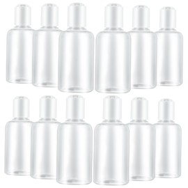 Healeved 12pcs Refillable Travel Bottles for Toiletries Leakproof Containers for Shampoo Lotion Cream for Easy Packing and Versatile Use