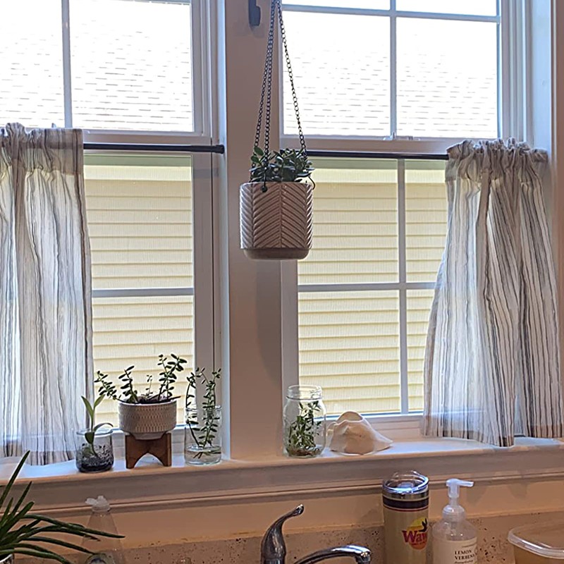 Cupboard Bars Tension Rods, 6 Pack Spring Loaded Curtain Rods