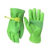 (1 Pair) Leather Gardening Gloves for Women | Thorn and