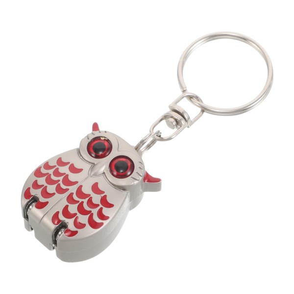 TOVINANNA Portable Mini Owl Nail Clipper Foldable Stainless Steel Keychain