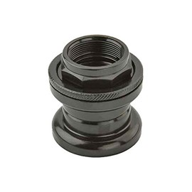 Alta Bike Steel Threaded Headset, Multiple Sizes and Colors (Black, 22.2mm)