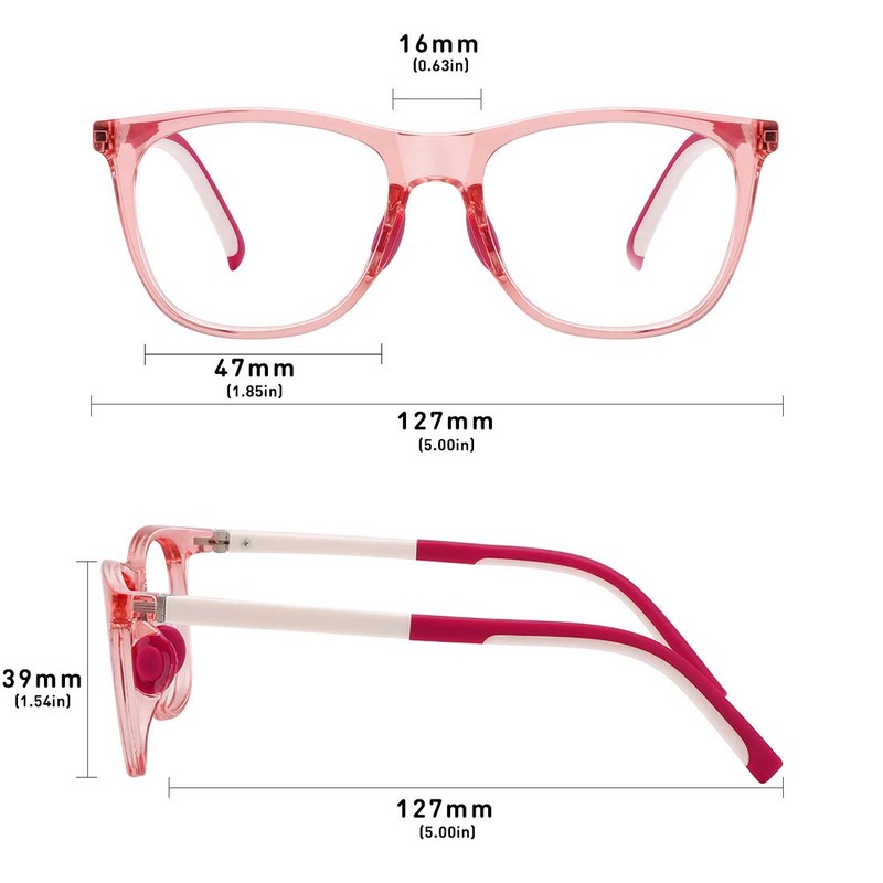 Kids Blue Light Blocking Glasses for Boys Girls Computer Gaming