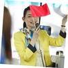 SUPVOX 100pcs Bamboo Flag Poles for Festivals Handheld Decorative Flag