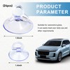 Ohleats 24PCS Car Glass Windshield Sunshade Suction Cups, Powerful Pull