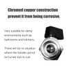 Joywayus Showerhead Shut Off Valve 1/2"NPT Female x Male Thread