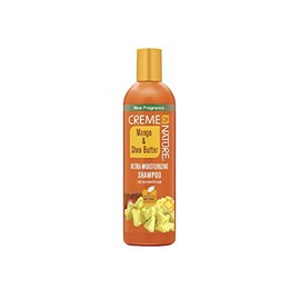 Creme of Nature Shampoo with Mango & Shea Butter, Ultra Moisturizing for Dry Dehydrated Hair, 12 Fl Oz (Pack of 1)