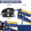 Haisstronica 8PCS Rapid Replace Ratchet Crimping Tool Set with Pressure