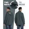 TACVASEN Mens Rain Jacket Waterproof Hiking Coat Windproof Mountain Jacket