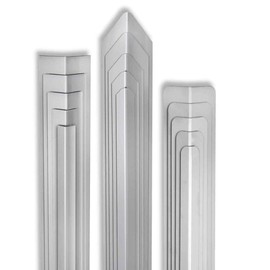 MS Fittings® Edge Protection Corner Protection Square Stainless Steel V2 A Side 20 mm x 20 mm Length 1000 mm