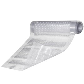 RESILIA - Super Deluxe Carpet Runner, PVC Vinyl Floor Protector for Deep-Pile Carpet - Ribbed Pattern, 27 Inches Wide x 25 Feet Long, Clear