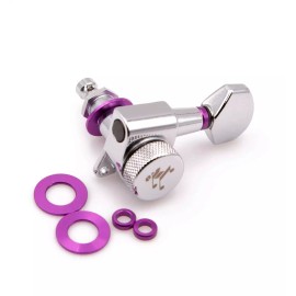 Tone Ninja TuneHues tuner button bushing, Purple, set of 6